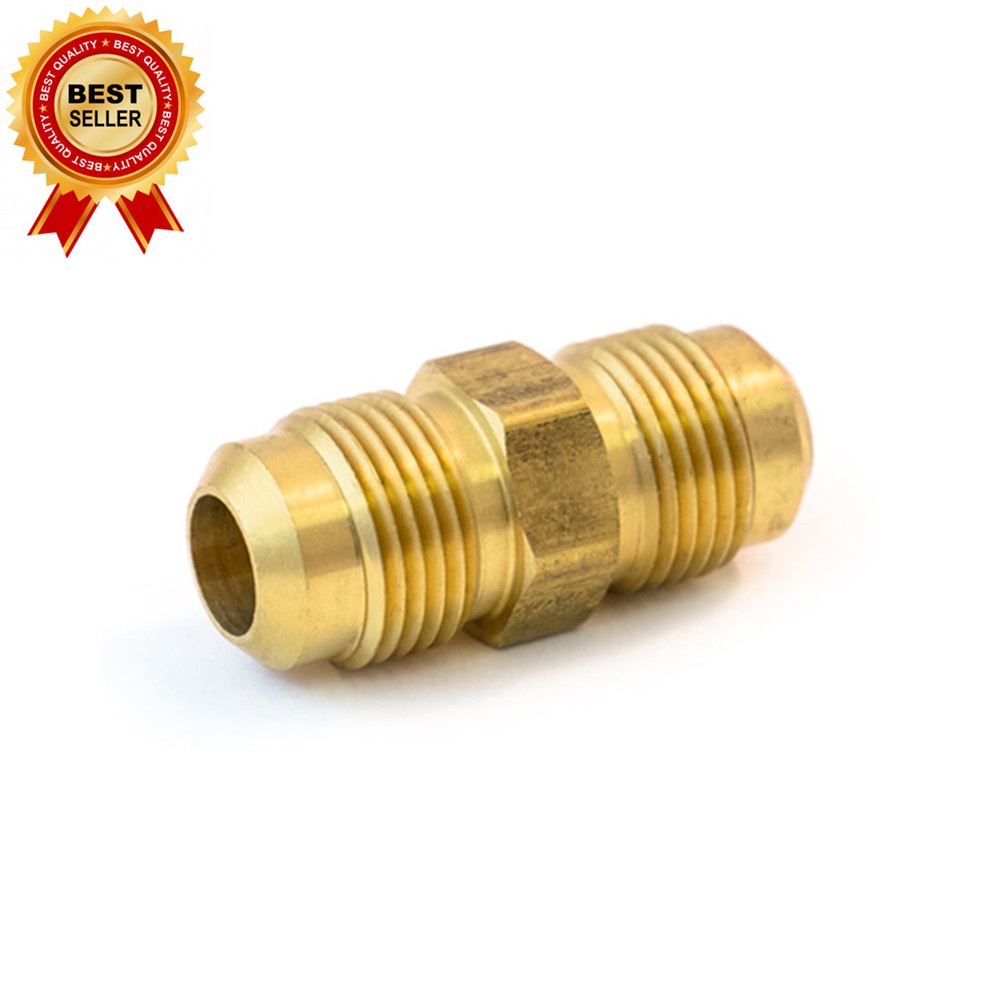 SHOPEE Full Set Copper Connector Flare Nuts 1/4 3/8 1/2 Aircond Car Fridge Joint Pipe Cooper