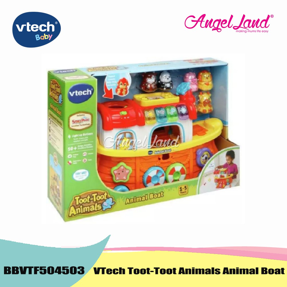vtech toot toot animal boat