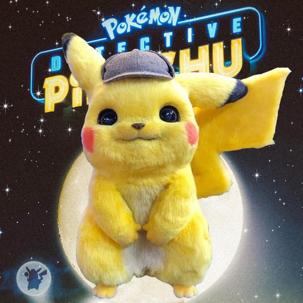 detective pikachu stuffed toy