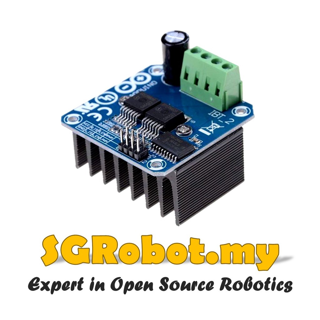 BTS7960 43A High Power DC Motor Driver Current Limit Stepper Motor Semiconductor Refrigeration Driver