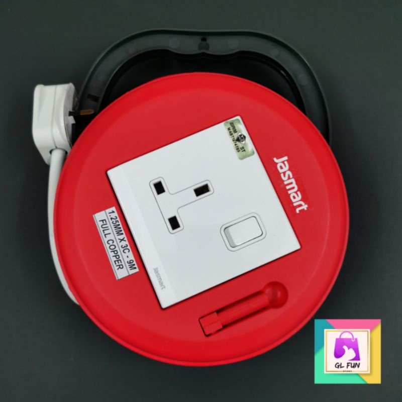 HEAVY DUTY ROUND EXTENSION WIRE BOX 1.25MM X 3C FULL COPPER CABLE