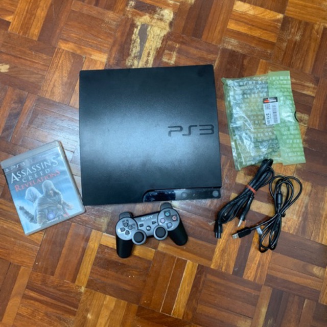 ORIGINAL** SONY PS3 PlayStation 3 Slim Full Set With Game | Shopee