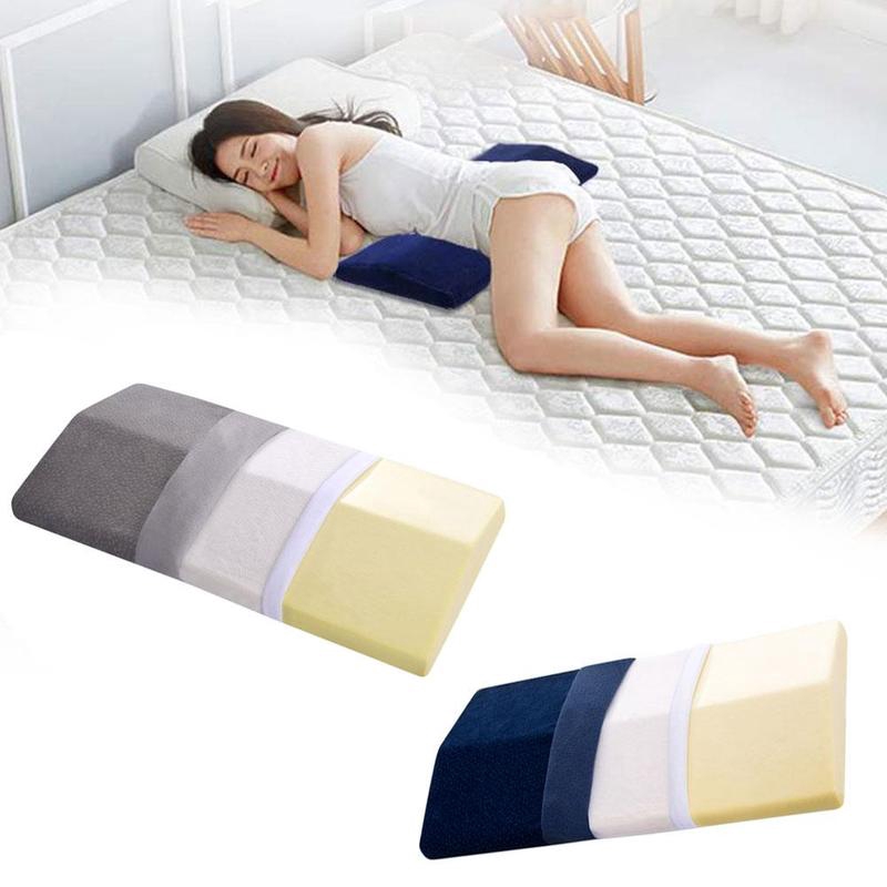Lumbar Support Wedge Pillow Memory Foam Sleep Bed Cushion Lower