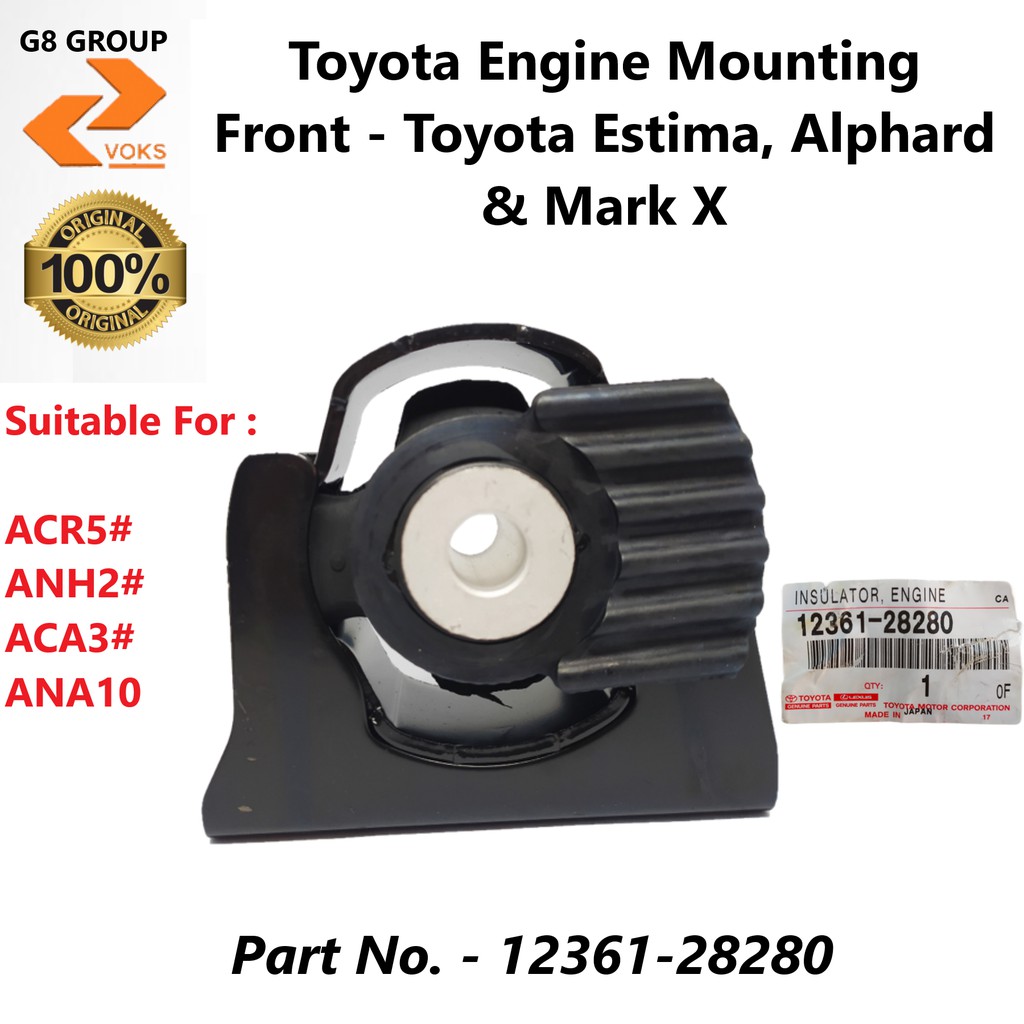 Toyota Engine Mounting Front Toyota Alphard Estima And Mark X 12361