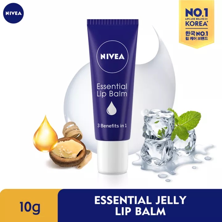 NIVEA Essential Jelly Lip Balm 10g