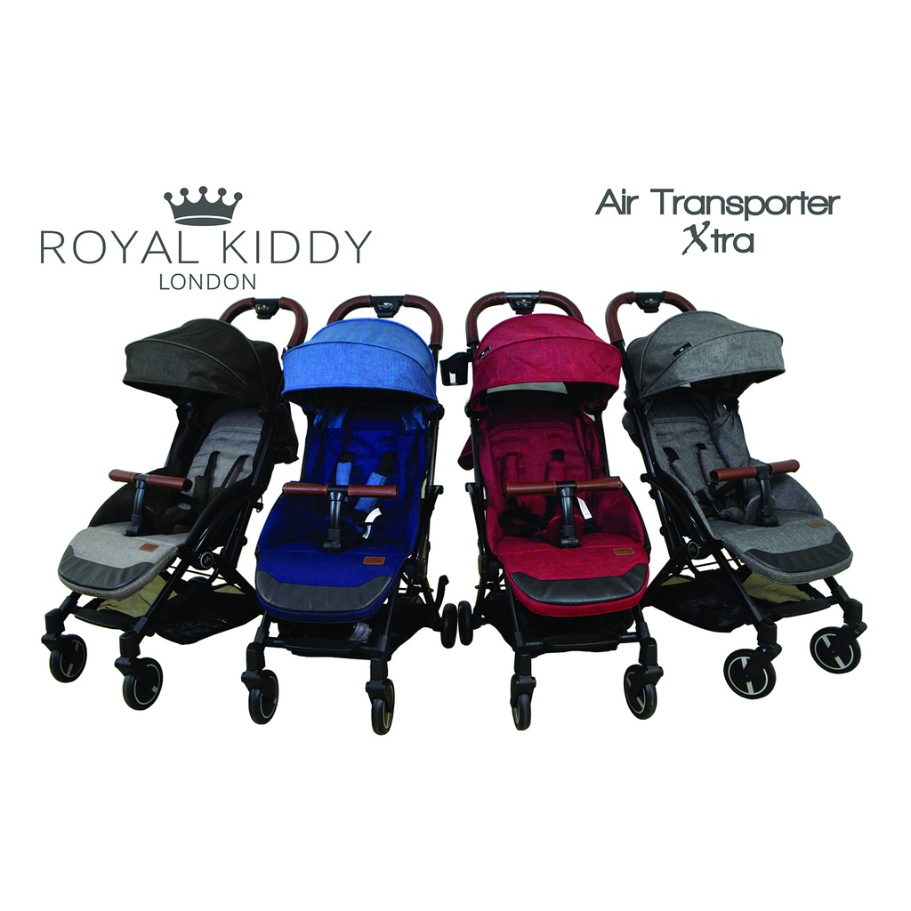 ROYAL KIDDY LONDON Air Transporter Xtra Baby Stroller Lightweight & Cabin Size-One Handle & Compact stroller 3 FREE GIFT