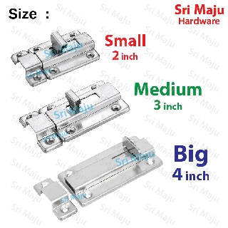 MAJU LDL Square Bolt Slug Stainless Steel Security Safety 