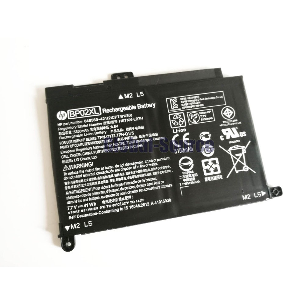Hp Battery Bp02xl For Hp Pavilion 15-au Hstnn-ub7b Tpn-q172 in Accra