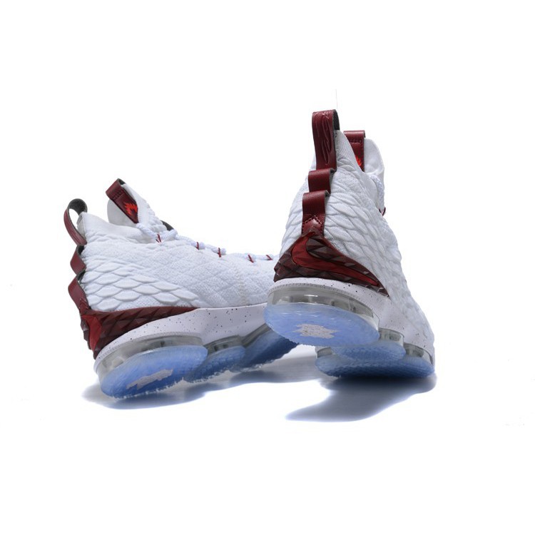 lebron 15 white and red