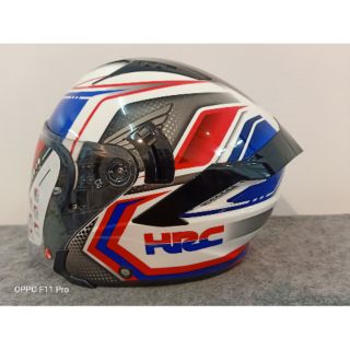 Kyt Honda Hrc Nfj Helmet Double Visor Limited Edition Shopee Malaysia