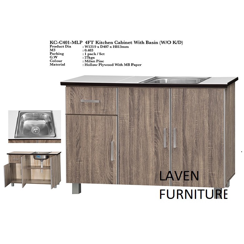 4 FT BASIN SINKI KITCHEN !! For KuchingSamarahan SARAWAK ONLY