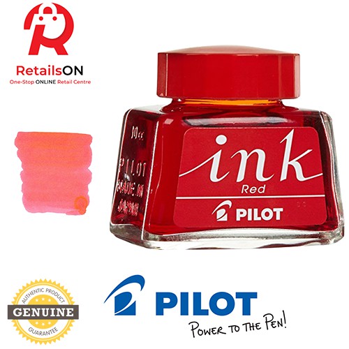 Pilot Fountain Pen Ink Bottle 30ml Red / Namiki Fountain Pen Ink 1pc
