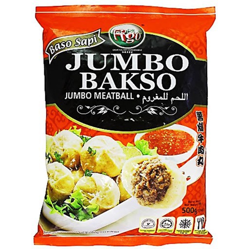 Figo Premium Jumbo Bakso 500g Frozen Daging Lembu Bebola Beef Ball Shopee Malaysia