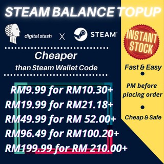 Steam Balance Top-up | Instant Stock | Steam Wallet Code | Steam Money | Steam Gift Card | Steam Cheap |