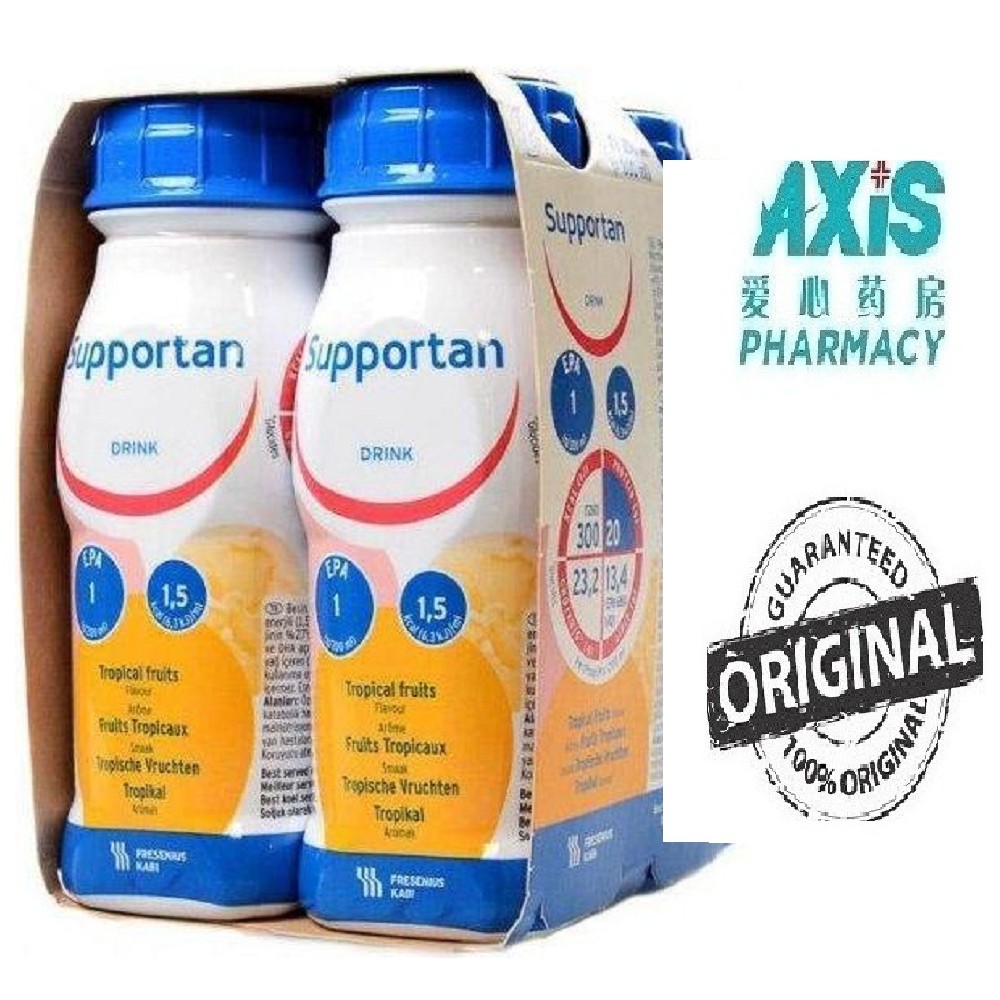 SUPPORTAN DRINK TROPICAL FRUITS 4x200ml (=800ml) Image