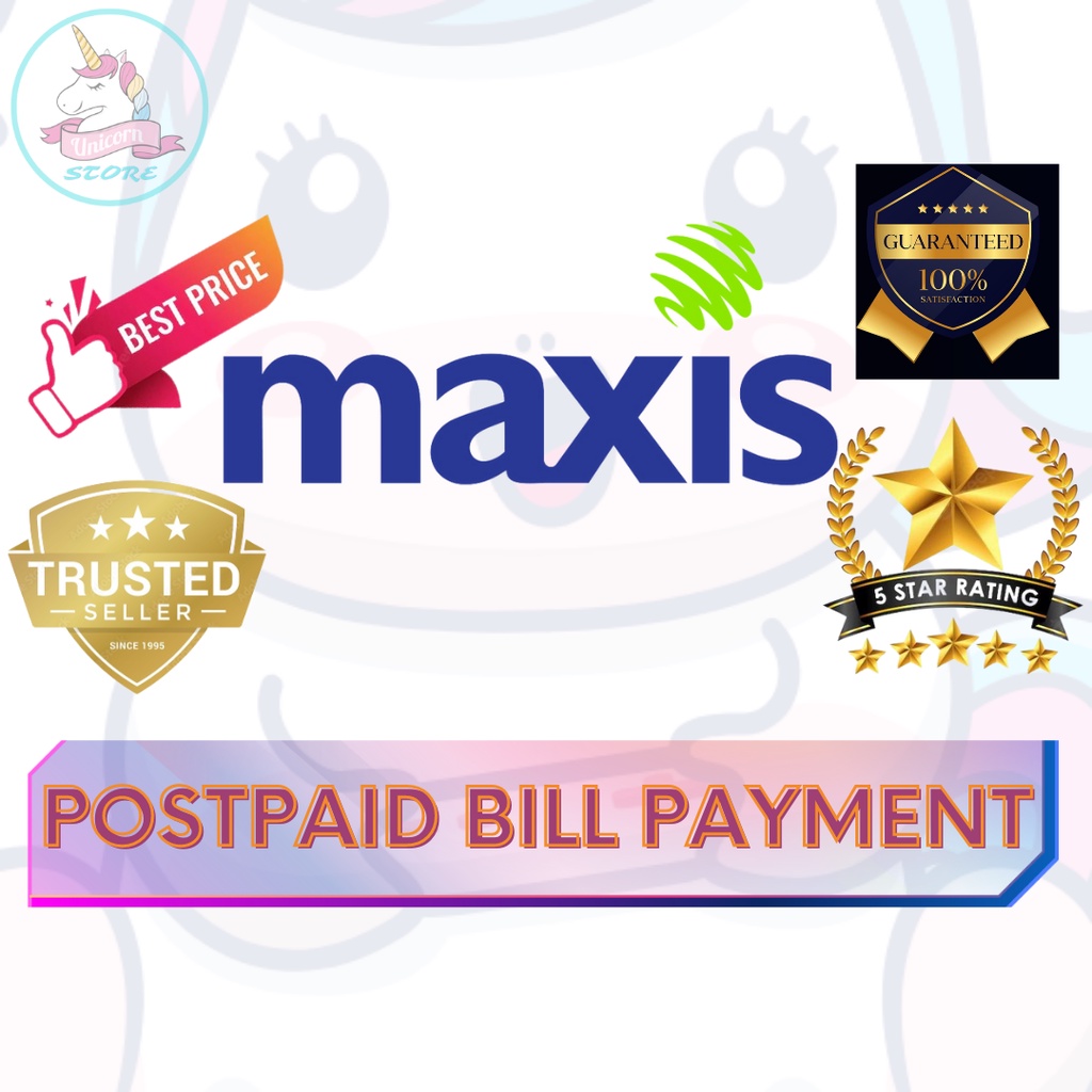 Trusted Seller Maxis Hotlink Postpaid Bill Payment Instant Bill