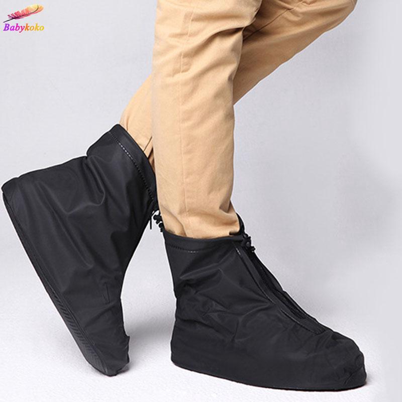 Details about / Slip-proof Shoes Cover S~2XL Wear-resistant Black Cycling Outdoor Portable