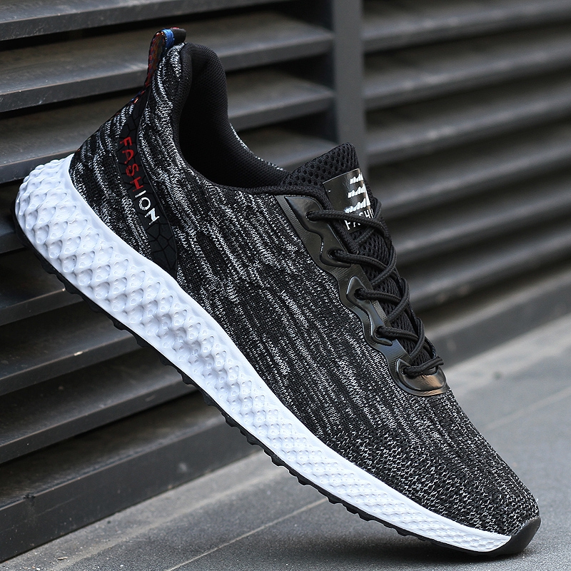 Men S Sport Shoes Breathable Mesh Tennis Shoes Comfortable Gym