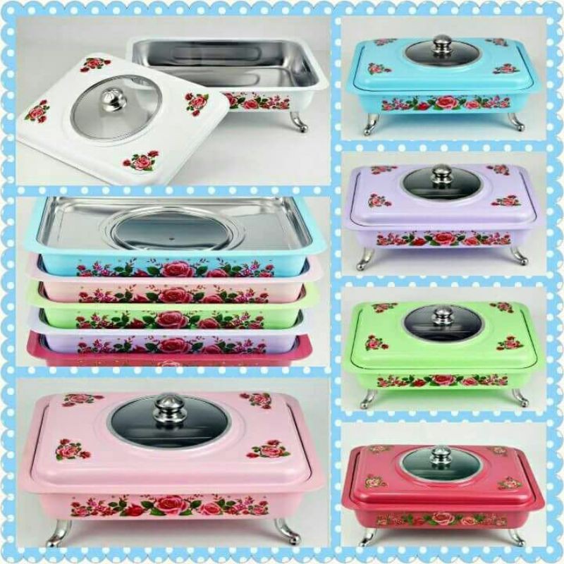 KT WARE 34x28 BUFFET EMBOSSED COLOUR BUFFET TRAY SET BUFFET FOOD TRAY SERVING TRAY FOOD PAN