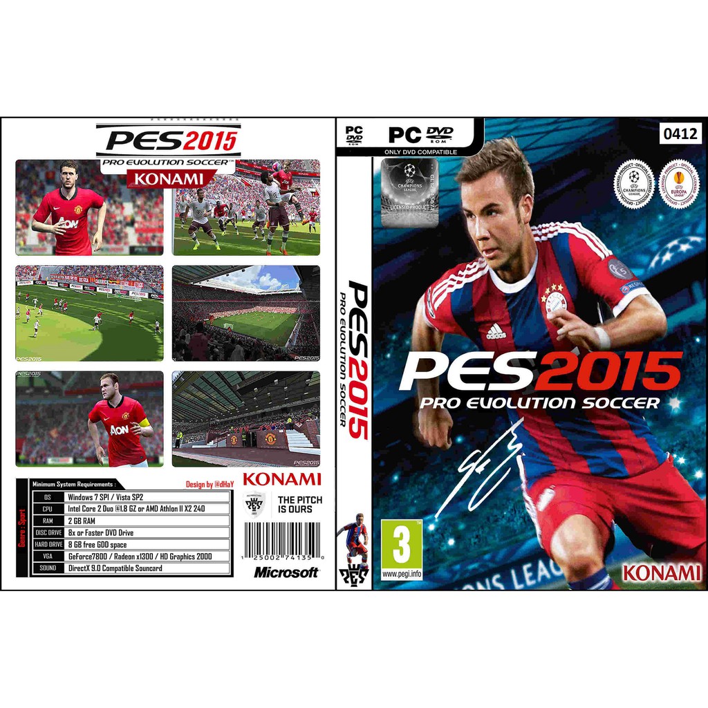 Pc Pro Evolution Soccer 15 Pes 15 Shopee Malaysia