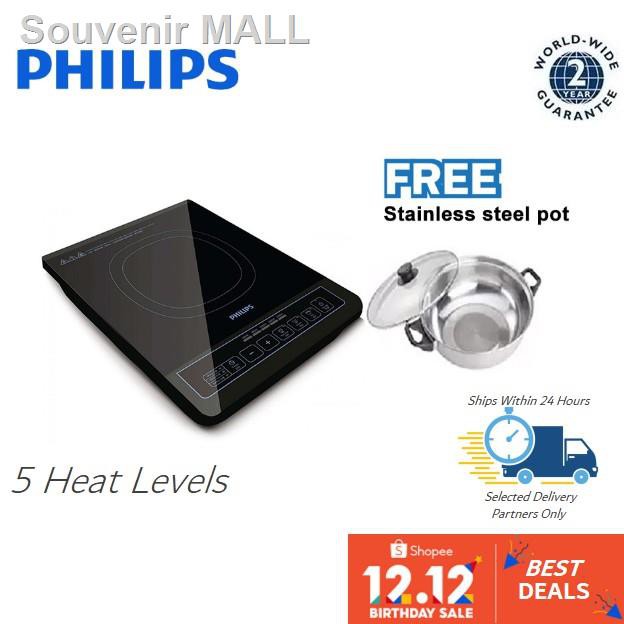 philips induction cooker dapur elektrik portable 2000w foc stainless