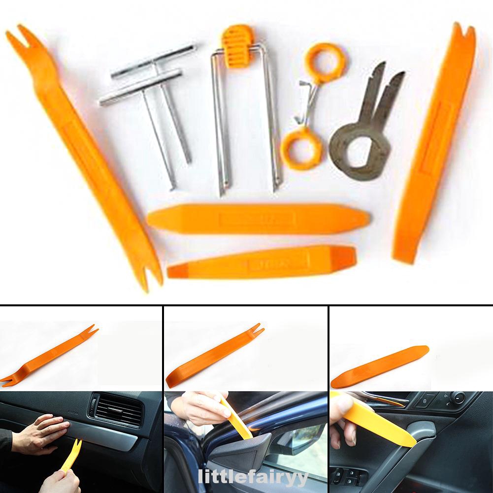 12pcs Body Car Audio Exterior Hand Interior Plastic Panel Trim Repair Removal Tool Set