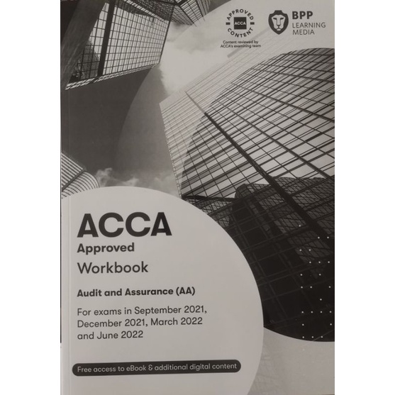 BPP Book - ACCA Audit & Assurance (AA) Workbook & Practice & Revision ...