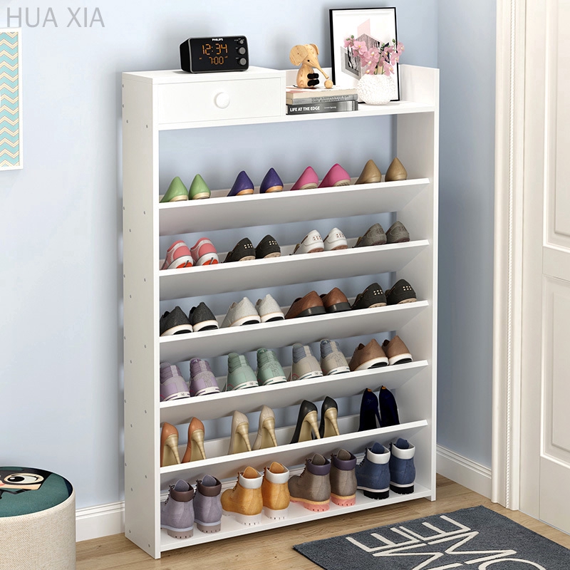 Simple Shoe Rack Multi Layer Ultra Thin And Economical Good Looking Indoor Shoe Cabinet Saving Space For Small Shoe Rack At The Door Shopee Malaysia