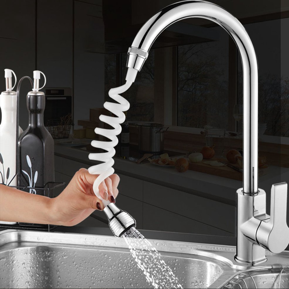 New A2744 Kitchen Faucet Extension Extender Long Hose Foaming