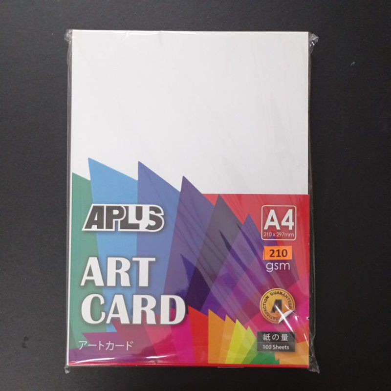A4 210gsm Art Card 100 S Shopee Malaysia