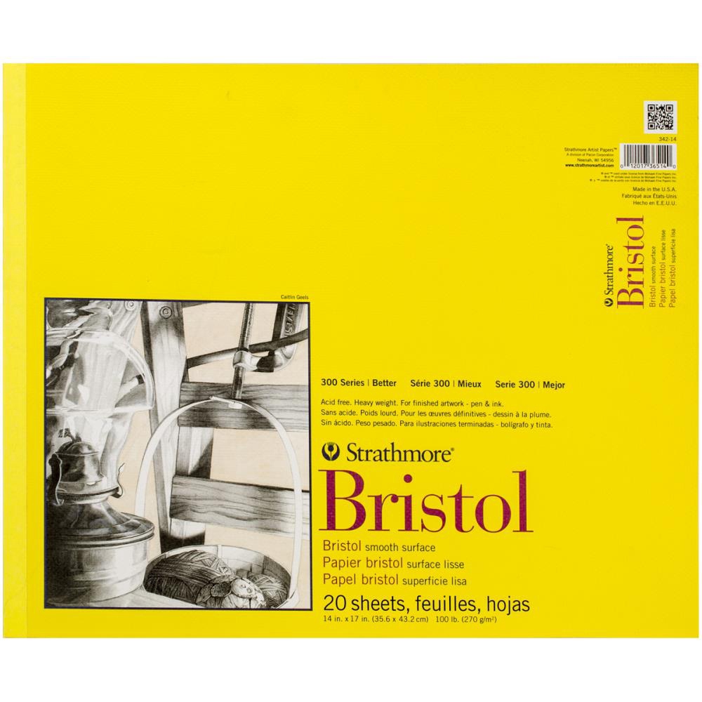 Strathmore 300 Series Bristol Smooth Tape Bound - 14x17 | Shopee Malaysia