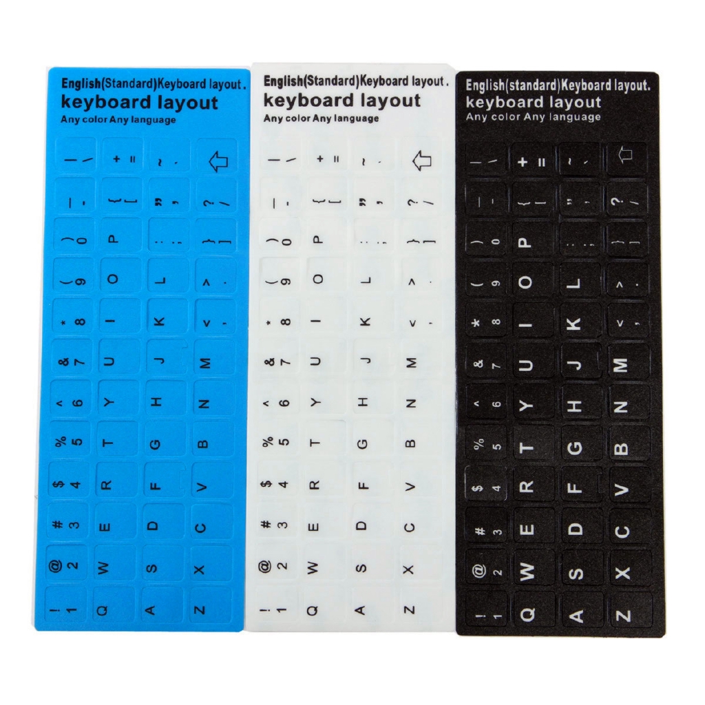 Wholesale English Uk Us Standard Keyboard Layout Sticker Shopee Malaysia