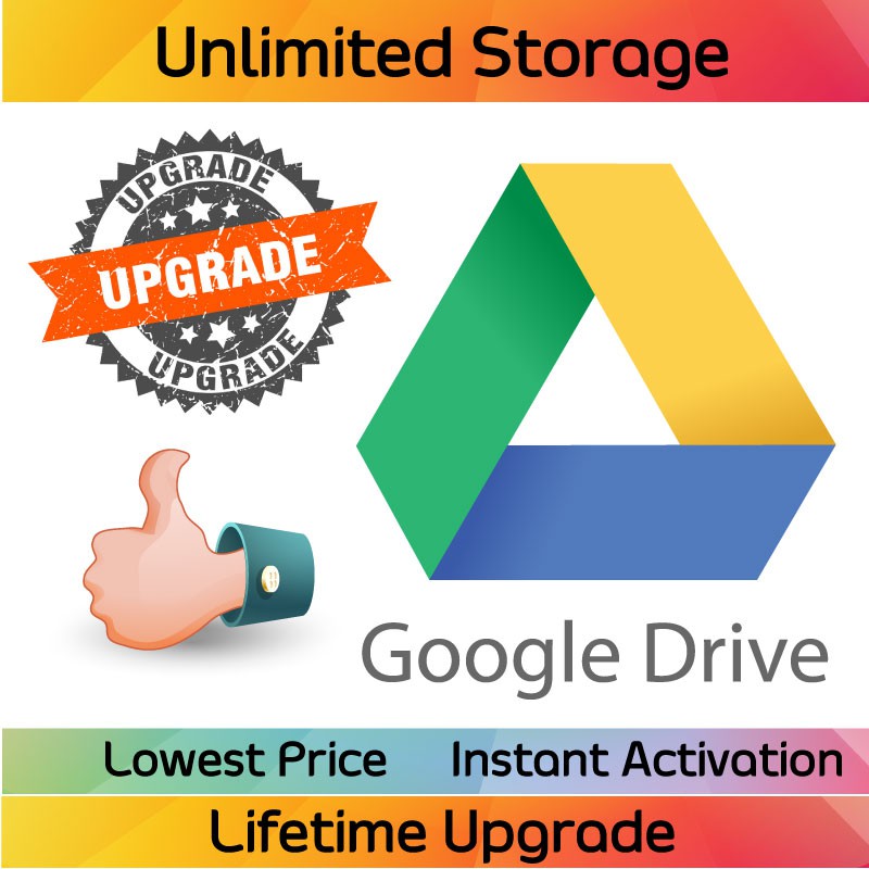 Google Drive Unlimited Storage Booster Add To Existing Account Team Drive Shopee Malaysia