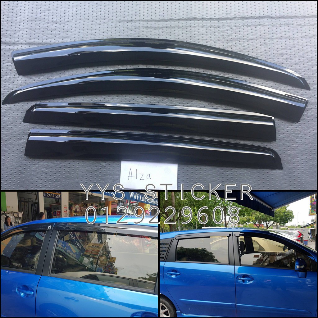 DOOR VISOR SUN VISOR OEM PERODUA ALZA  Shopee Malaysia