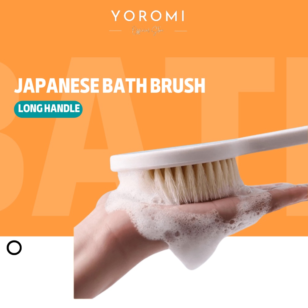 【Shower Brush】 Bath Brush Body Cleaning Brush Back Scrubber Body Brush Long Handle Brush 洗澡刷