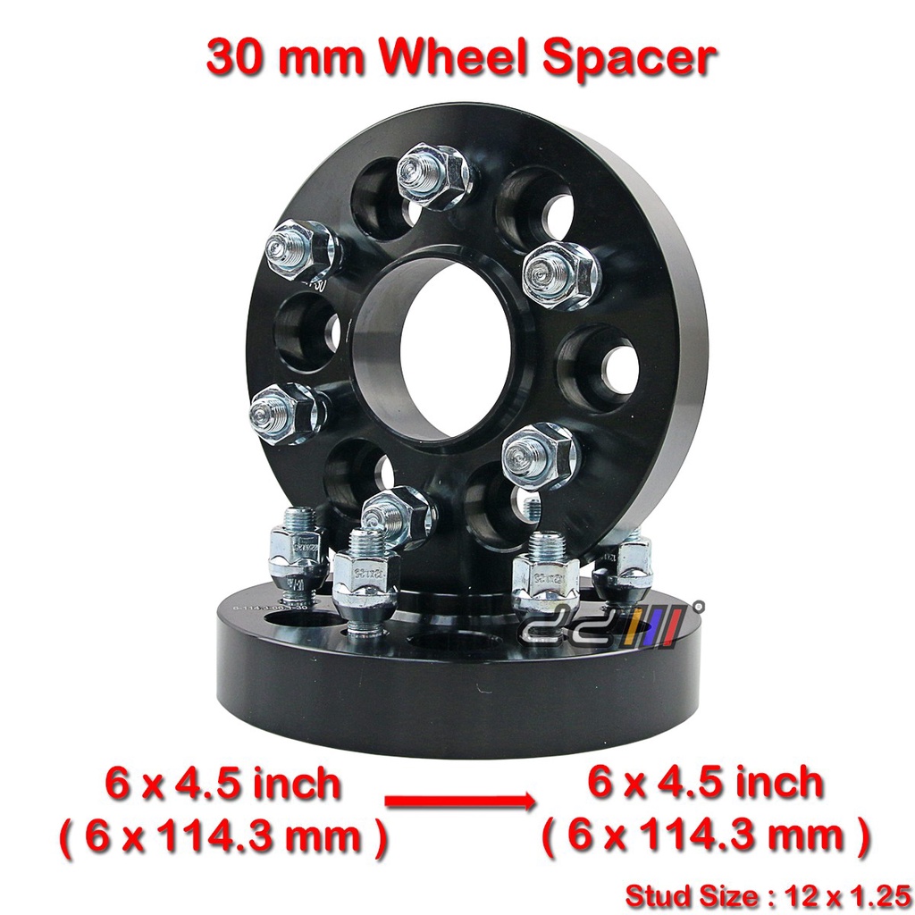 2Pcs Hub Centric Wheel Spacer 30mm 6x114.3 Nissan Navara D40 NP300 D23