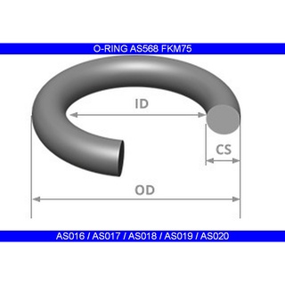 Viton®/FKM O-ring 26.57 x 3.53mm Price for 5 pcs 