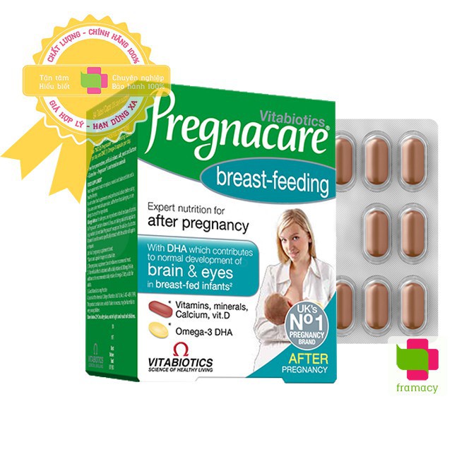 Pregnacare Breastfeeding multivitamin, UK (84 capsules) helps to