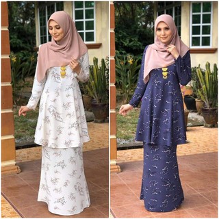  Baju  Kurung  Riau  Printed Shopee  Malaysia