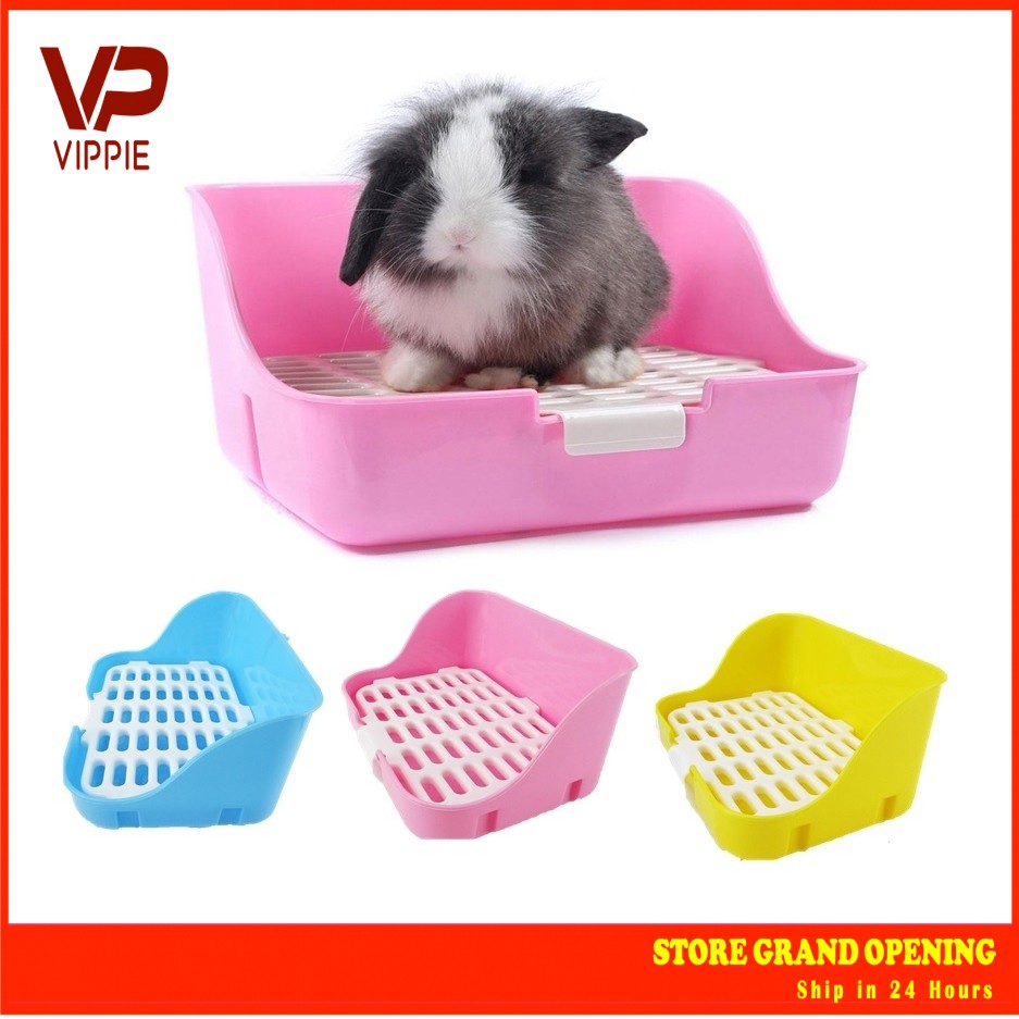VIPPIE Rabbit Litter Tray Small Pets Litter Box Shopee Malaysia