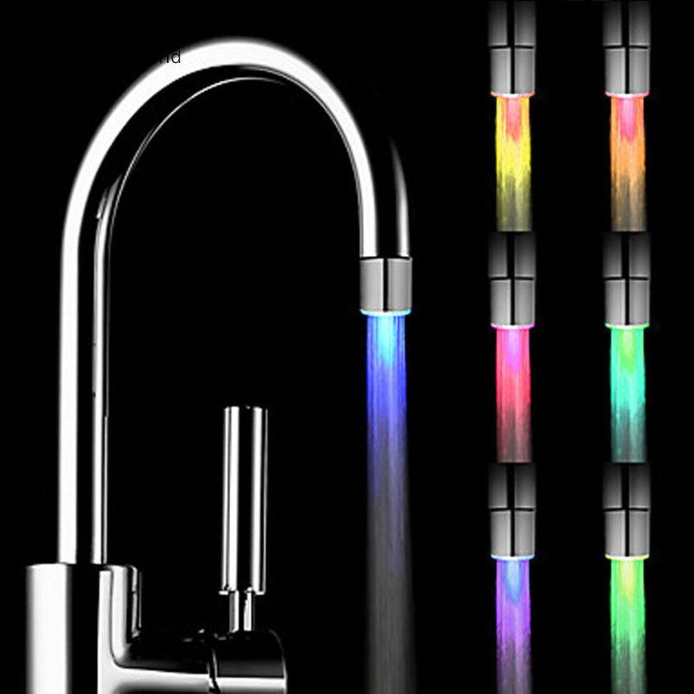 Fashion LED Water Stream Mini Faucet Lighting Tap Kitchen Bathroom Tool๐【HID】