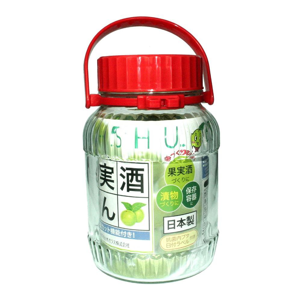 Umeshu Glass Jar with UV Coating - 5L