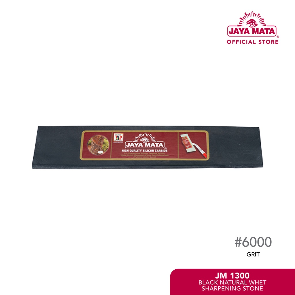 JAYA MATA Black Rubber Tapping Knife Natural Whet Sharpening Stone