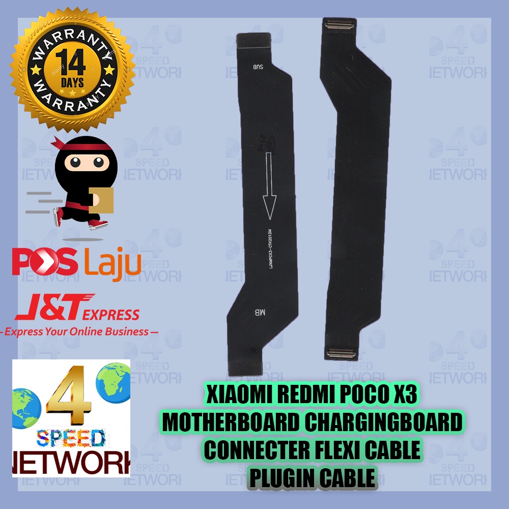 Poco X2 X3 Nfc X3 Pro Redmi K30 4g Main Board Flex Ribbon Motherboard Charging Lcd Connector 3100