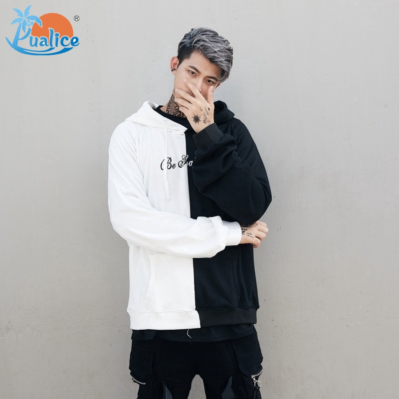 marshmello hoodie orange black