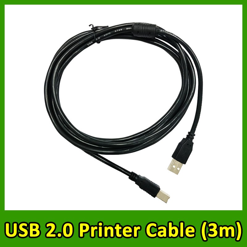 3 meter printer cable