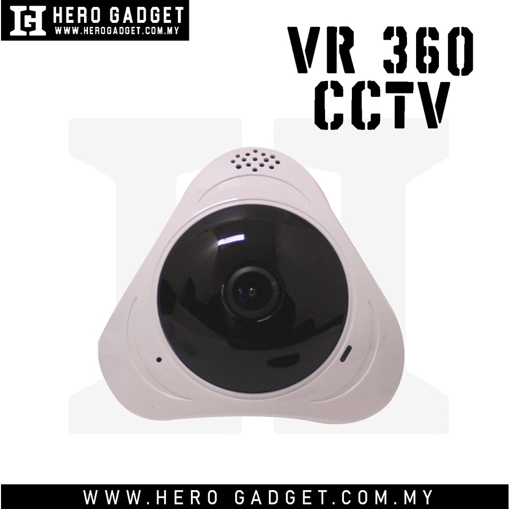 [[ READY STOCK ]] HERO GADGET VR 360 - WHITE VERSION. 5 MODE VIEW. LIVE VIEW CCTV AT SMARTPHONE. [JUST PLUG & PLAY]