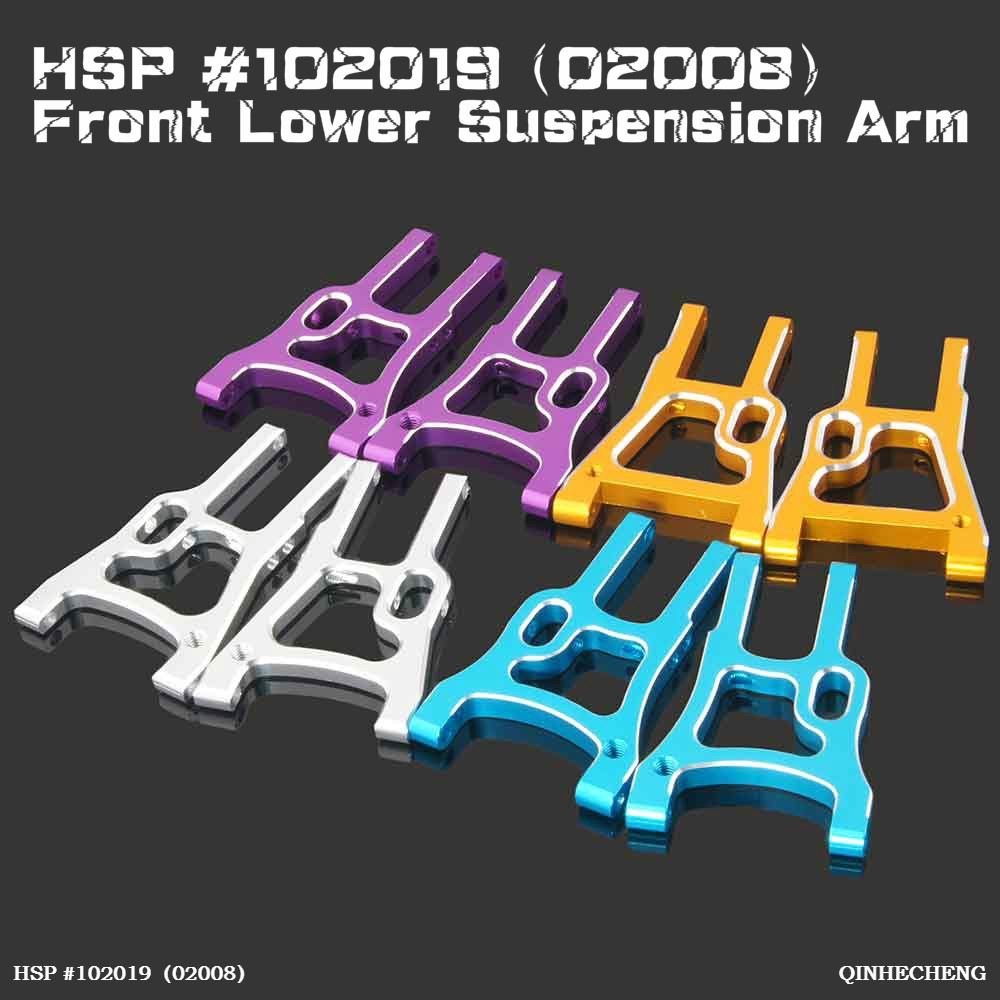 102019 HSP Front Lower Suspension Arm For RC 1/10 Drift Car 02008 Upgrade Part