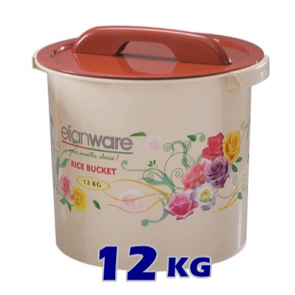 Elianware Rice Bucket / Rice Dispenser / Bekas Beras (Random Colour)