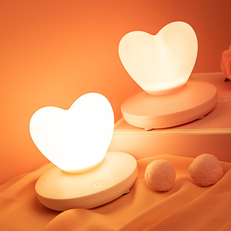 Love Night Light Bedroom Bedside Plug Touch Baby Feeding